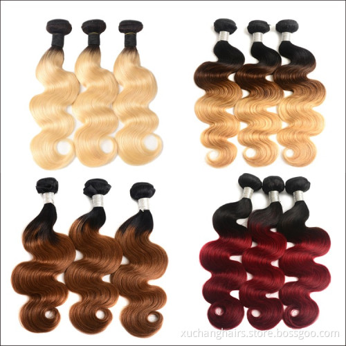Virgin Cuticle Aligned Human Hair Bundles With Lace Closure
